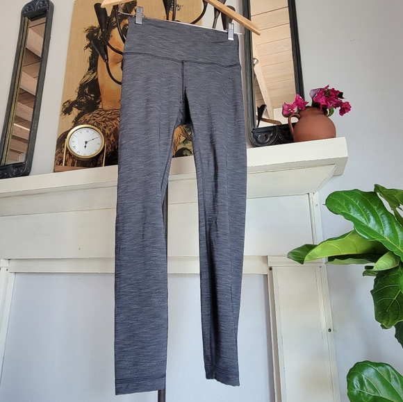 LULULEMON Heather Graphite Gray Leggings - Picture 13 of 13